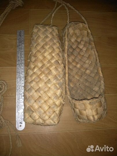 Лапти лыковые старинные