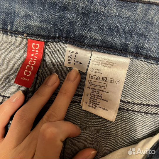 Джинсы hm 34