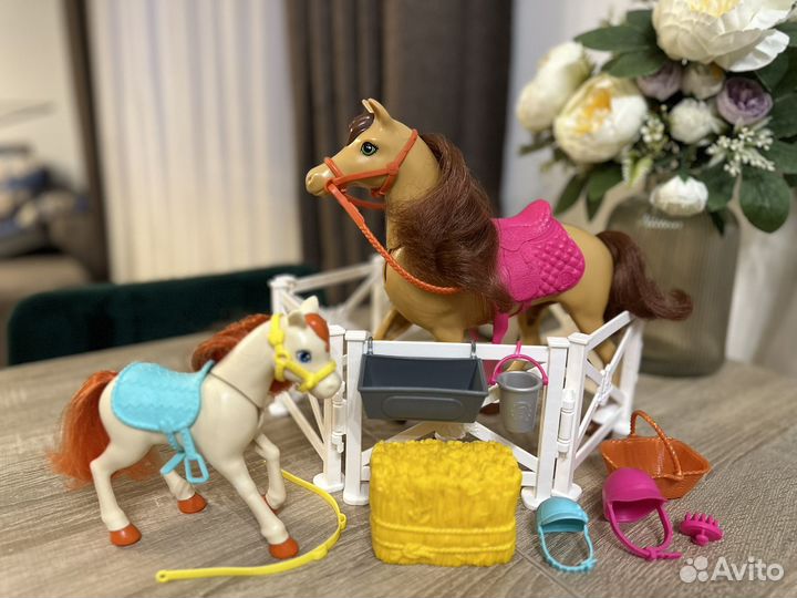 Набор Barbie Ранчо 2 лошади