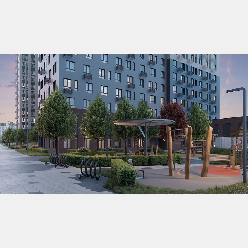 1-к. квартира, 41,6 м², 3/20 эт.