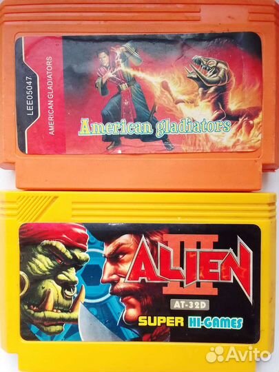 Картриджи для dendy