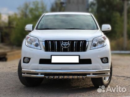 Защита бампера Акула Toyota Land Cruiser Prado