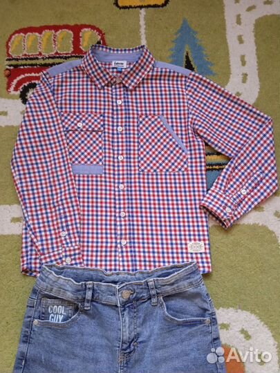 Сорочки р. 128 сост. новой вещи
