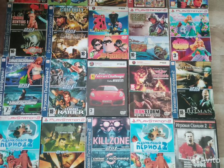 Игровые диски на ps2