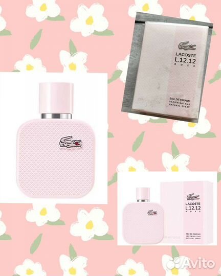 Парфюм. вода Lacoste L.12.12 Rose Eau de Parfum
