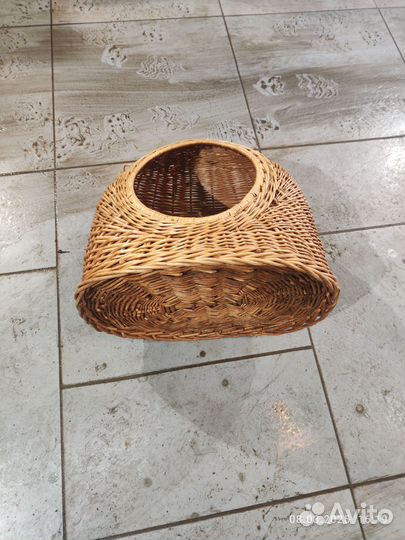 Плетёная Корзина для кошки