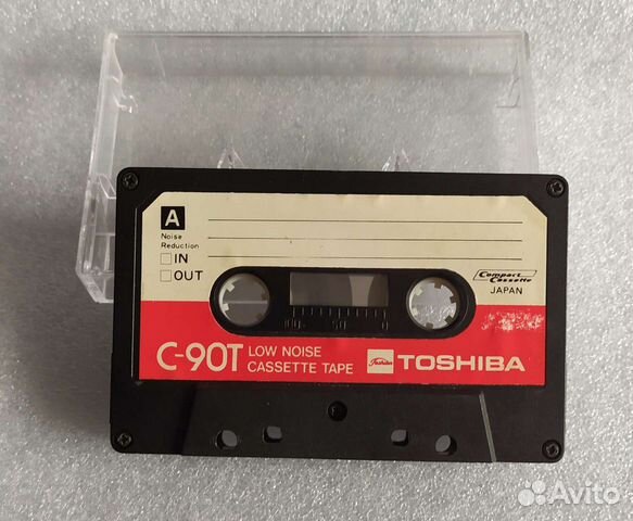 Аудиокассета Toshiba C-90T. Japan. 1975 г