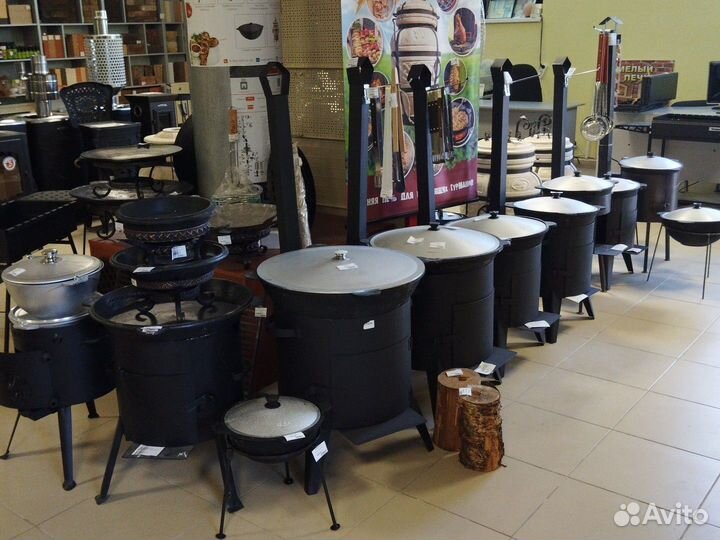 Казан с крышкой