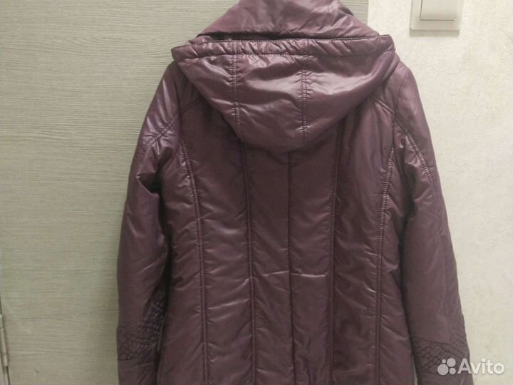 Плащ на синтепоне,драповое пальто,куртка46-48р