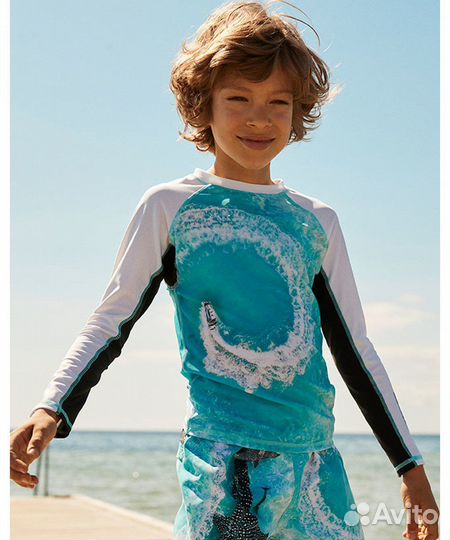 Новый комплект рашгард и шорты Molo 98 128 146