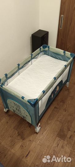 Детская кроватка манеж складная