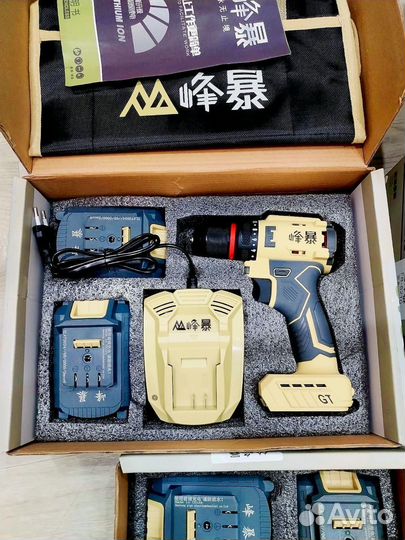 Шуруповерт Feng bao 60n.m 2акб быстрая зарядка