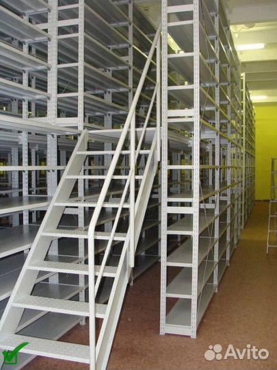 Мезонинные стеллажи