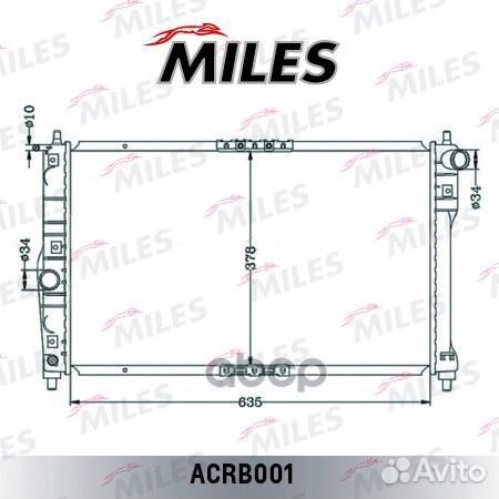 Радиатор chevrolet lanos 1.5/1.6 M/T +A/C 97- п