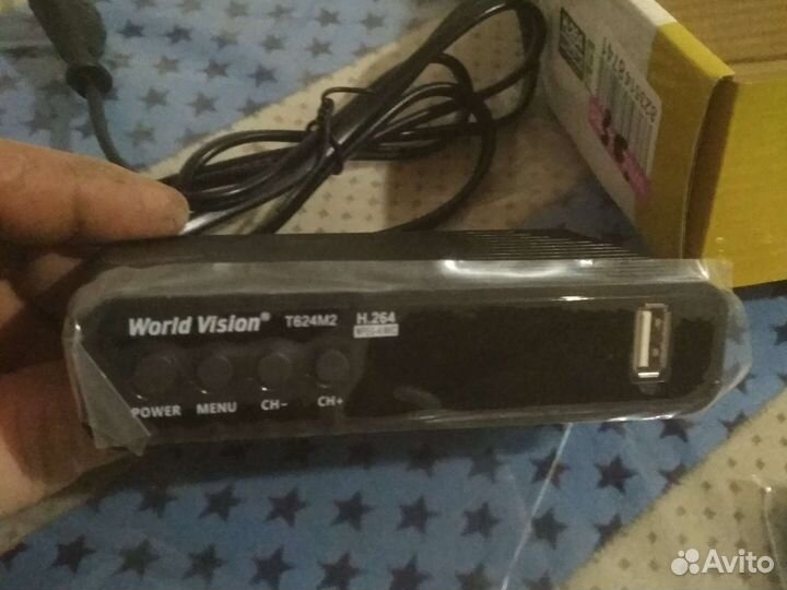 Цифровая тв приставка на 20 каналов dvb t2 новая
