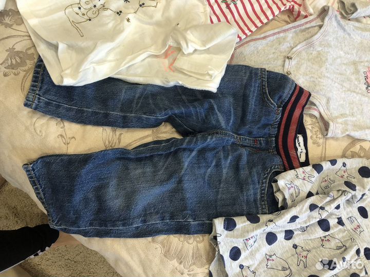 Одежда для девочки 74 80 пакетом