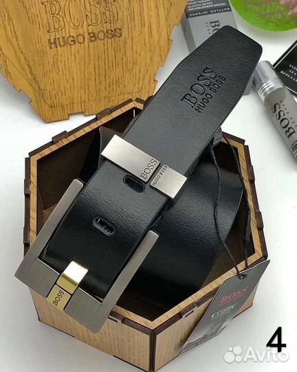 Мужские ремни в подарочной коробке