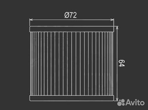 Масляный фильтр HI FLO HF133
