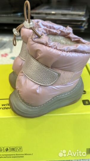 Сапоги дутики для девочки котофей 20/21