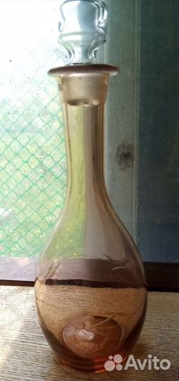 Графин цветное стекло