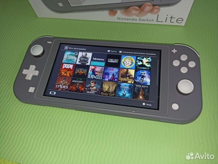 Nintendo switch lite прошит 160 gb