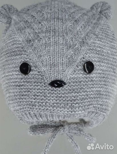 Шапка зимняя для мальчика 42-44