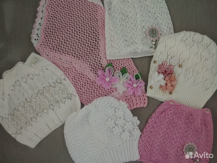 Шапки ажурные