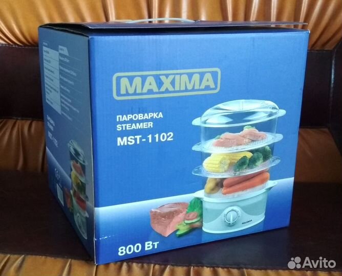 Новая Пароварка maxima MST-1102