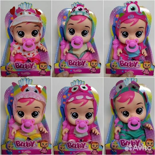 Край бебис кукла 28 см Cry babies