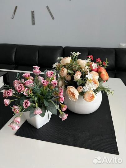 Цветы в кашпо / букеты, декор