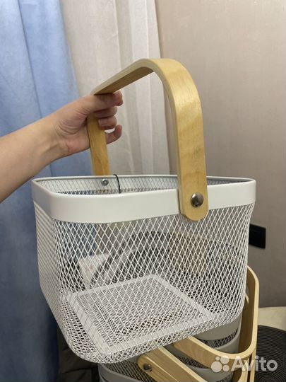 Корзина металлическая как IKEA risatorp