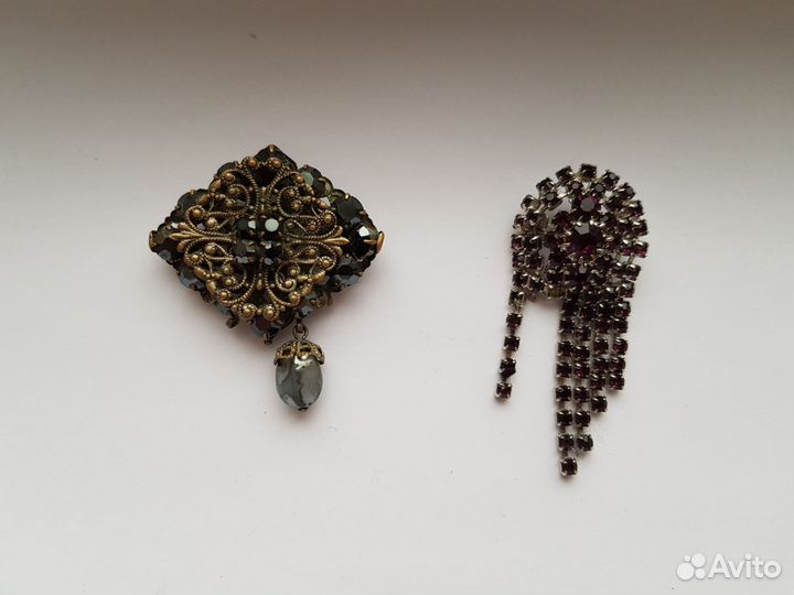 Винтажные броши СССР Запонки Кулон