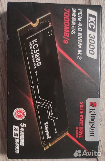 Ssd m2 nvme kingston kc3000 1tb,2tb