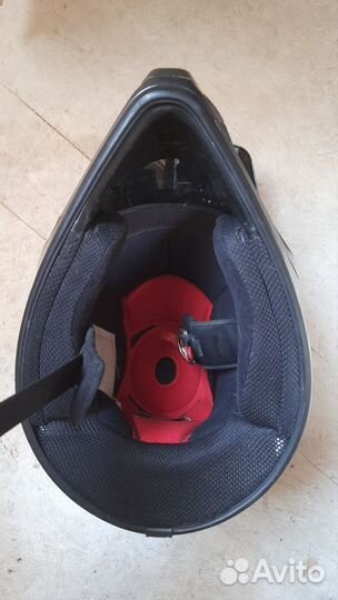 Велошлем мотошлем фулфейс FoX v2