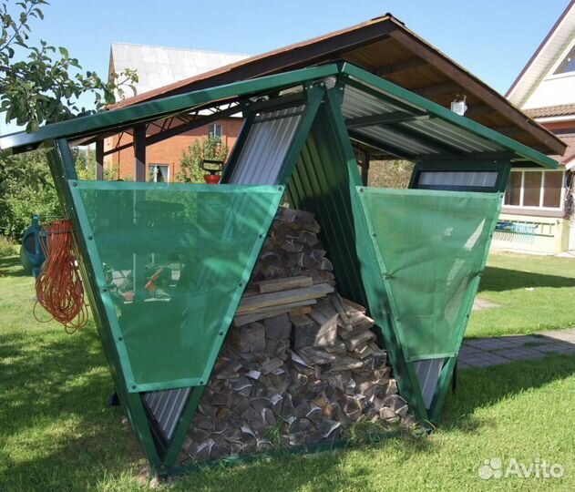 Дровник садовый сарай органайзер