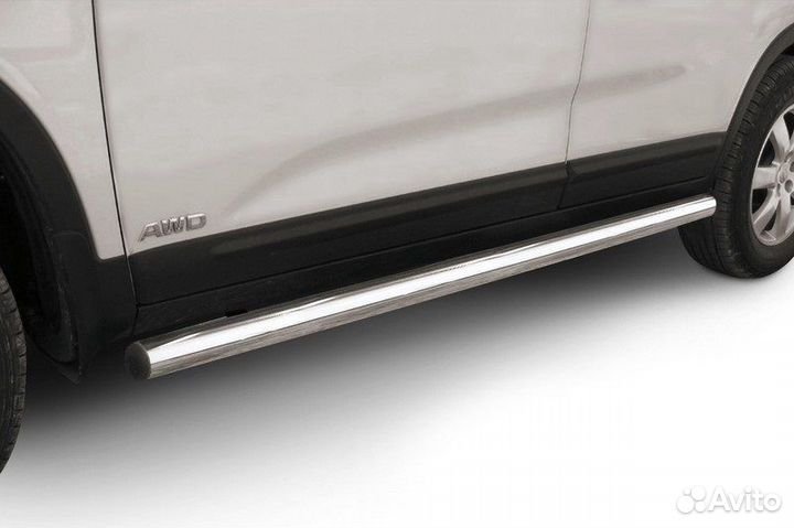 Защита порогов Kia sorento (2010)