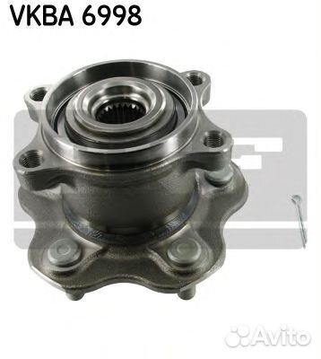 Ступица задняя в сборе /4WD nissan Qashqai/X-Trail/renault Koleos 4WD SKF vkba 6998