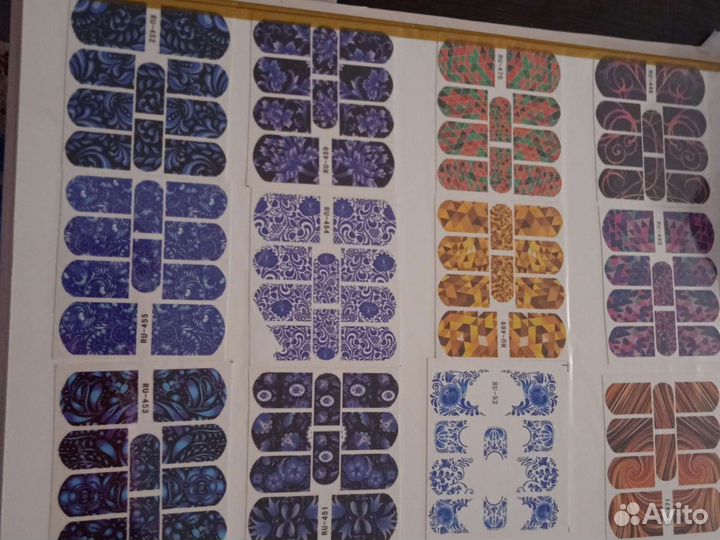 Наклейки для ногтей 1400 шт