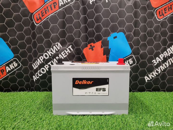 Аккумулятор delkor EFB 90 Ah о.п