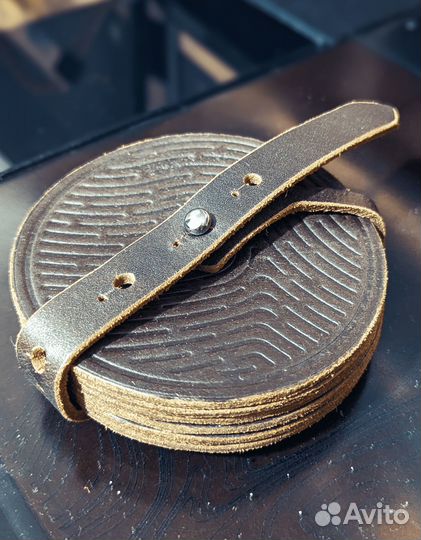 Бирдекель, костер, бирмат, подставка под кружку, с