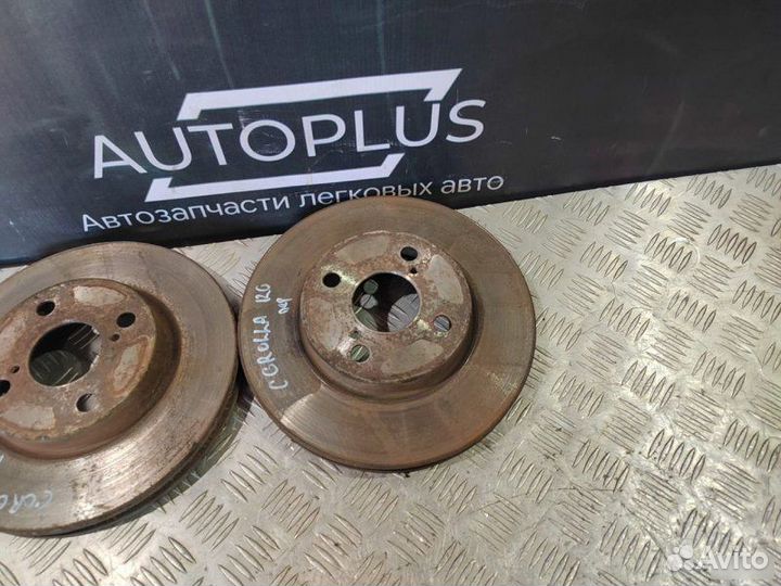 Тормозные диски Toyota Corolla E120 1.6 2000-2007