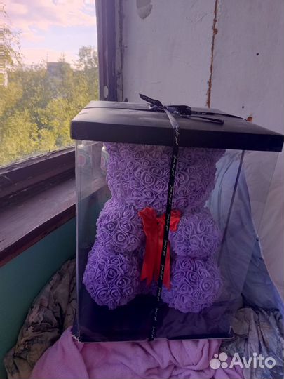 Медвезь из декоративных роз