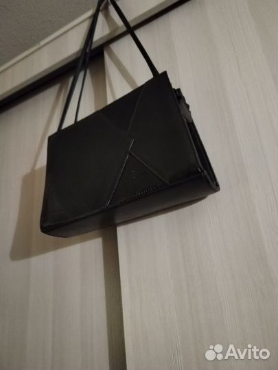 Сумка женская черная винтаж СССР