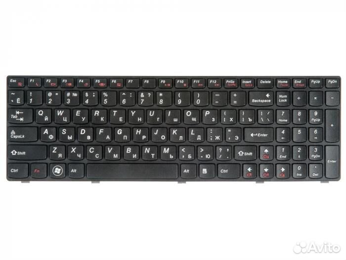 Клавиатура для ноутбука Lenovo IdeaPad Y570, Y570A