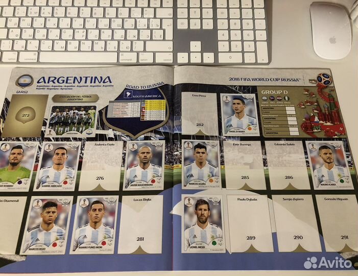 Альбом panini (fifa 2018)