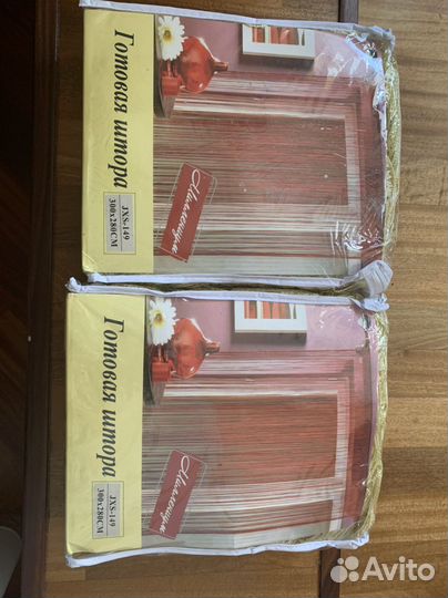 Шторы нити кисея