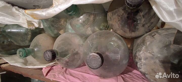 Бутыль стеклянная 20 литров