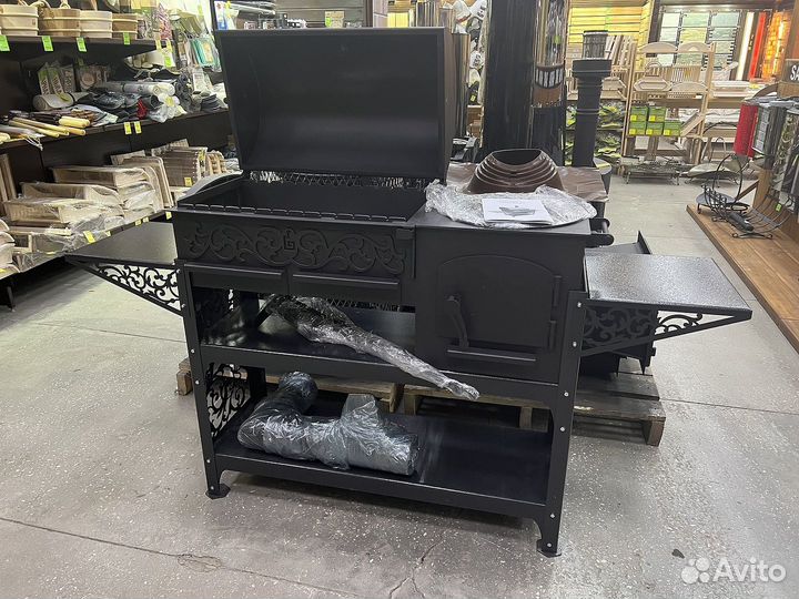 Печь пкм-смокер стандарт С подставкой (башпечи)