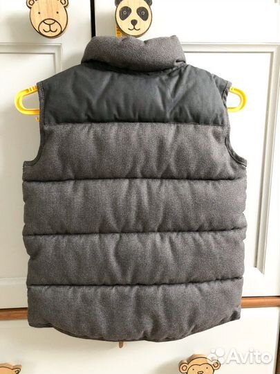 Жилетка для мальчика, серая с красным 116р, Acoola