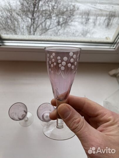 Графин хрустальный СССР и рюмки